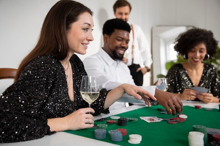 Capsa Banting game table on wajik777 link with five cards displayed